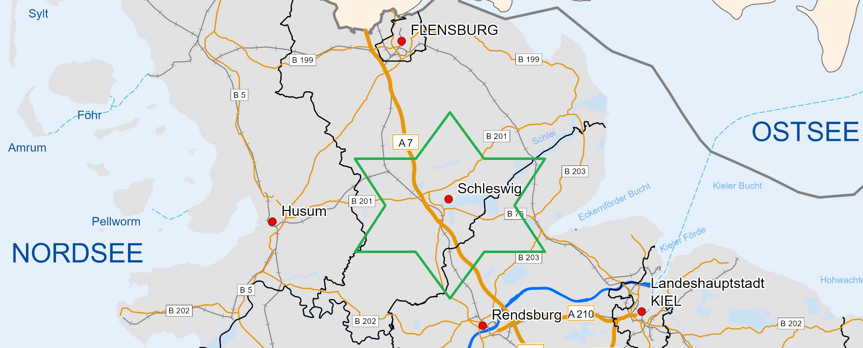 Schleswig - Zentral zwischen Nord- und Ostsee